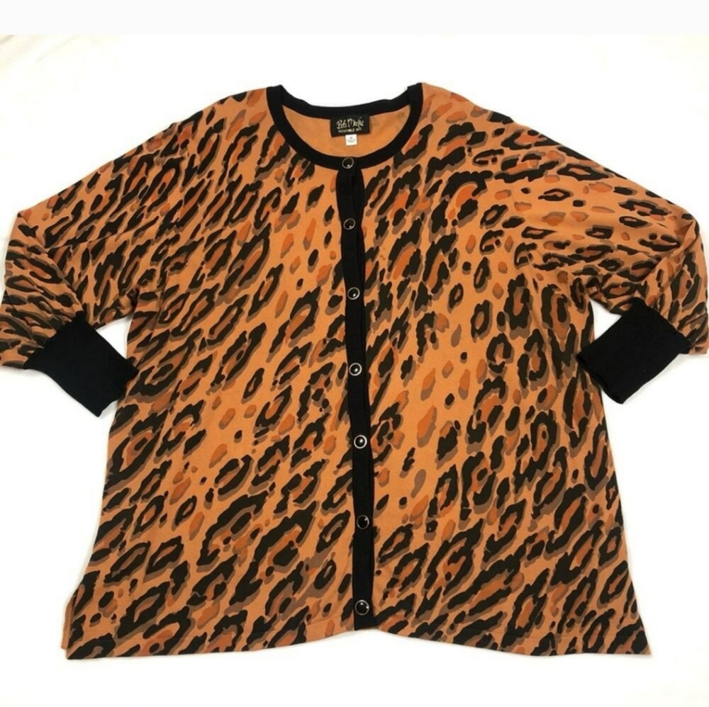 Bob Mackie Wearable Art 3x Cardigan - image 3